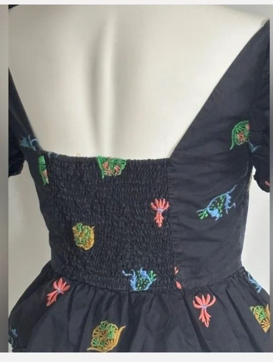 Hoffman Copenhagen Mikela Peplum Top Sz 38/6 - Picture 6 of 11